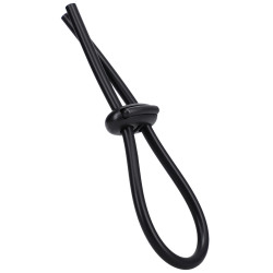 RockSolid by Doc Johnson Cockring Lasso Double Noir